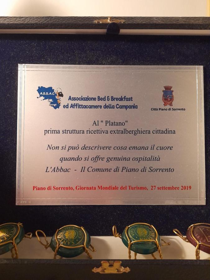 Il Platano Panzió Piano di Sorrento Kültér fotó